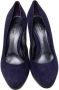 Gianvito Rossi Pre-owned Suede heels Blue Dames - Thumbnail 2