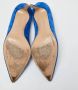 Gianvito Rossi Pre-owned Suede heels Blue Dames - Thumbnail 6