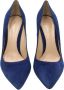Gianvito Rossi Pre-owned Suede heels Blue Dames - Thumbnail 3