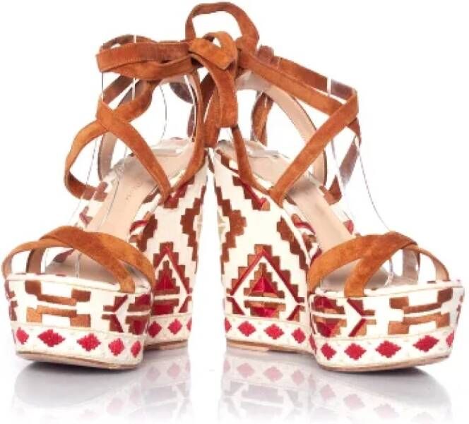 Gianvito Rossi Pre-owned Suede heels Multicolor Dames