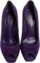 Gianvito Rossi Pre-owned Suede heels Purple Dames - Thumbnail 2