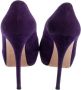 Gianvito Rossi Pre-owned Suede heels Purple Dames - Thumbnail 4