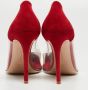 Gianvito Rossi Pre-owned Suede heels Red Dames - Thumbnail 5