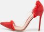 Gianvito Rossi Pre-owned Suede heels Red Dames - Thumbnail 2