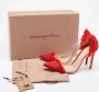 Gianvito Rossi Pre-owned Suede heels Red Dames - Thumbnail 9