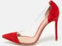 Gianvito Rossi Pre-owned Suede heels Red Dames - Thumbnail 2