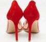 Gianvito Rossi Pre-owned Suede heels Red Dames - Thumbnail 5