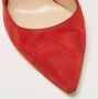 Gianvito Rossi Pre-owned Suede heels Red Dames - Thumbnail 8