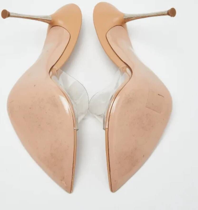 Gianvito Rossi Pre-owned Suede mules Beige Dames