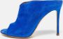 Gianvito Rossi Pre-owned Suede mules Blue Dames - Thumbnail 2