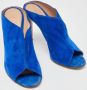 Gianvito Rossi Pre-owned Suede mules Blue Dames - Thumbnail 4