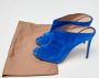 Gianvito Rossi Pre-owned Suede mules Blue Dames - Thumbnail 9