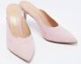 Gianvito Rossi Pre-owned Suede mules Pink Dames - Thumbnail 3