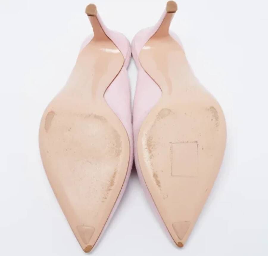 Gianvito Rossi Pre-owned Suede mules Pink Dames