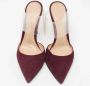 Gianvito Rossi Pre-owned Suede mules Red Dames - Thumbnail 3