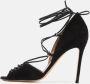 Gianvito Rossi Pre-owned Suede sandals Black Dames - Thumbnail 2