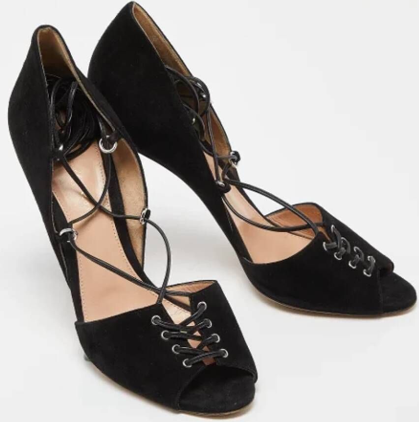 Gianvito Rossi Pre-owned Suede sandals Black Dames