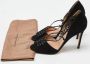 Gianvito Rossi Pre-owned Suede sandals Black Dames - Thumbnail 9