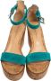 Gianvito Rossi Pre-owned Suede sandals Blue Dames - Thumbnail 2