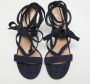 Gianvito Rossi Pre-owned Suede sandals Blue Dames - Thumbnail 3