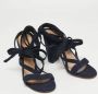 Gianvito Rossi Pre-owned Suede sandals Blue Dames - Thumbnail 4