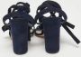 Gianvito Rossi Pre-owned Suede sandals Blue Dames - Thumbnail 5