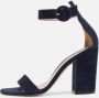 Gianvito Rossi Pre-owned Suede sandals Blue Dames - Thumbnail 2