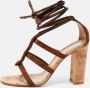 Gianvito Rossi Pre-owned Suede sandals Brown Dames - Thumbnail 2