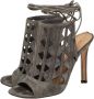 Gianvito Rossi Pre-owned Suede sandals Gray Dames - Thumbnail 3