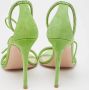 Gianvito Rossi Pre-owned Suede sandals Green Dames - Thumbnail 5