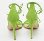 Gianvito Rossi Pre-owned Suede sandals Green Dames - Thumbnail 5