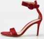 Gianvito Rossi Pre-owned Suede sandals Red Dames - Thumbnail 2