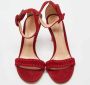 Gianvito Rossi Pre-owned Suede sandals Red Dames - Thumbnail 3
