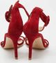 Gianvito Rossi Pre-owned Suede sandals Red Dames - Thumbnail 5