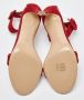 Gianvito Rossi Pre-owned Suede sandals Red Dames - Thumbnail 6