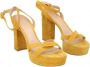 Gianvito Rossi Pre-owned Suede sandals Yellow Dames - Thumbnail 2