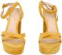 Gianvito Rossi Pre-owned Suede sandals Yellow Dames - Thumbnail 4