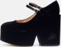 Gianvito Rossi Pre-owned Velvet heels Black Dames - Thumbnail 2