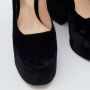 Gianvito Rossi Pre-owned Velvet heels Black Dames - Thumbnail 8