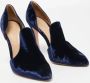 Gianvito Rossi Pre-owned Velvet heels Blue Dames - Thumbnail 4