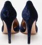 Gianvito Rossi Pre-owned Velvet heels Blue Dames - Thumbnail 5