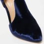 Gianvito Rossi Pre-owned Velvet heels Blue Dames - Thumbnail 8