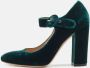 Gianvito Rossi Pre-owned Velvet heels Green Dames - Thumbnail 2