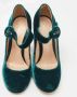 Gianvito Rossi Pre-owned Velvet heels Green Dames - Thumbnail 3