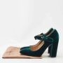 Gianvito Rossi Pre-owned Velvet heels Green Dames - Thumbnail 9