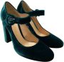 Gianvito Rossi Pre-owned Velvet heels Green Dames - Thumbnail 3