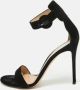 Gianvito Rossi Pre-owned Velvet sandals Black Dames - Thumbnail 2