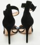 Gianvito Rossi Pre-owned Velvet sandals Black Dames - Thumbnail 5