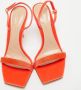 Gianvito Rossi Pre-owned Velvet sandals Orange Dames - Thumbnail 3
