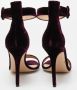 Gianvito Rossi Pre-owned Velvet sandals Purple Dames - Thumbnail 5